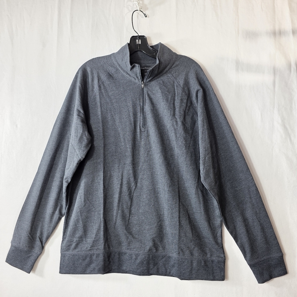 Fresh clean Threads quarter zip french terry long sleeves